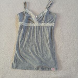 PINK ♡ '00 cami lace tank top y2k 90s